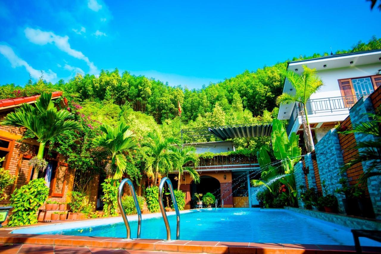 Hillside View Bungalow Homestay Фонгня Экстерьер фото