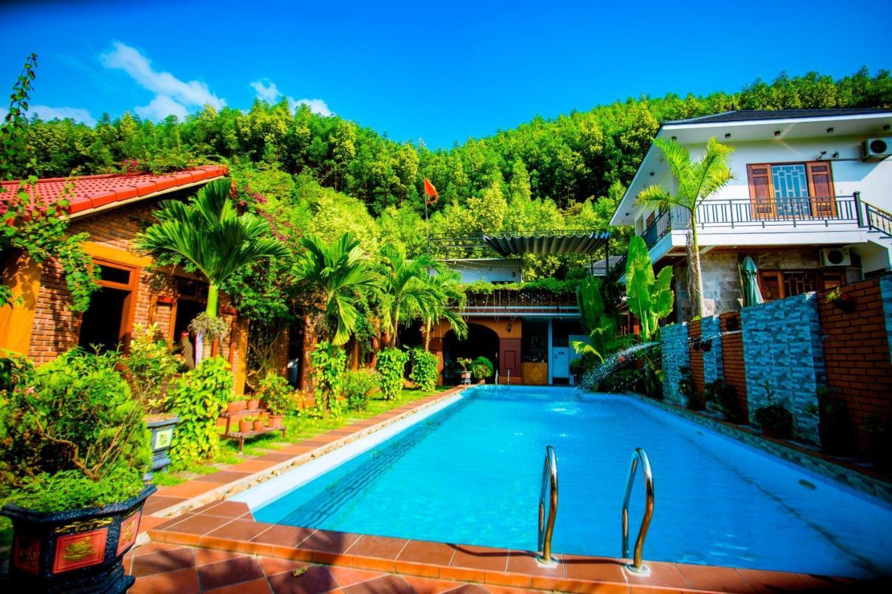 Hillside View Bungalow Homestay Фонгня Экстерьер фото